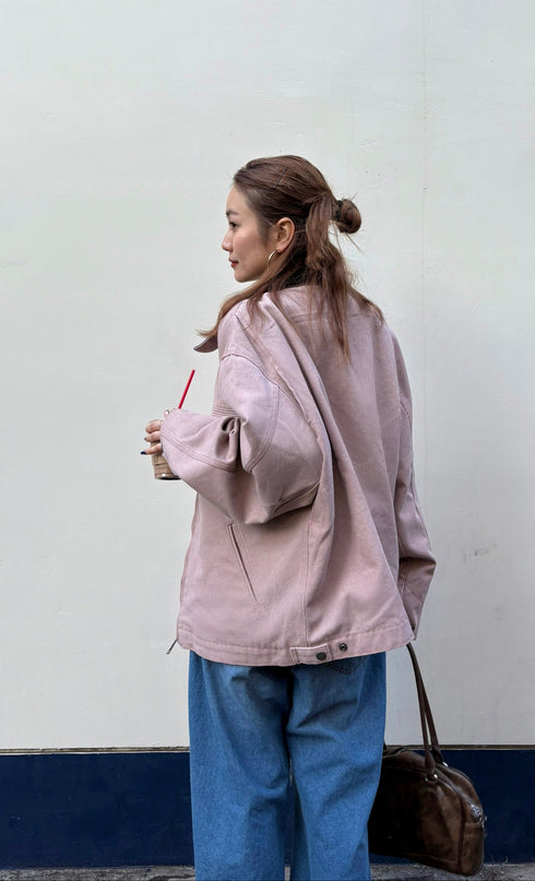 バイカラールーズブルゾン